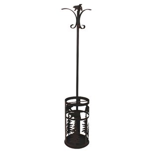 wrought iron coat tree stand