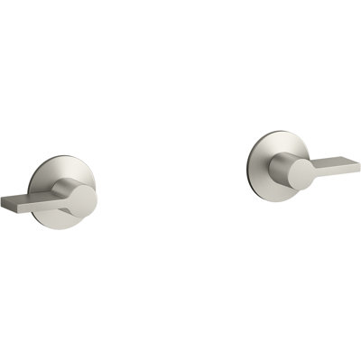 Components Wall-Mount Bathroom Sink Faucet Trim with Oyl Handles