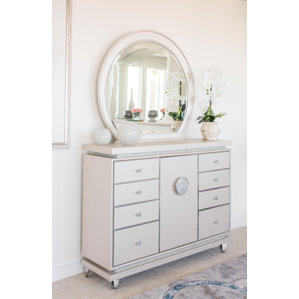 Glimmering Heights 8 Drawer Dresser wi..