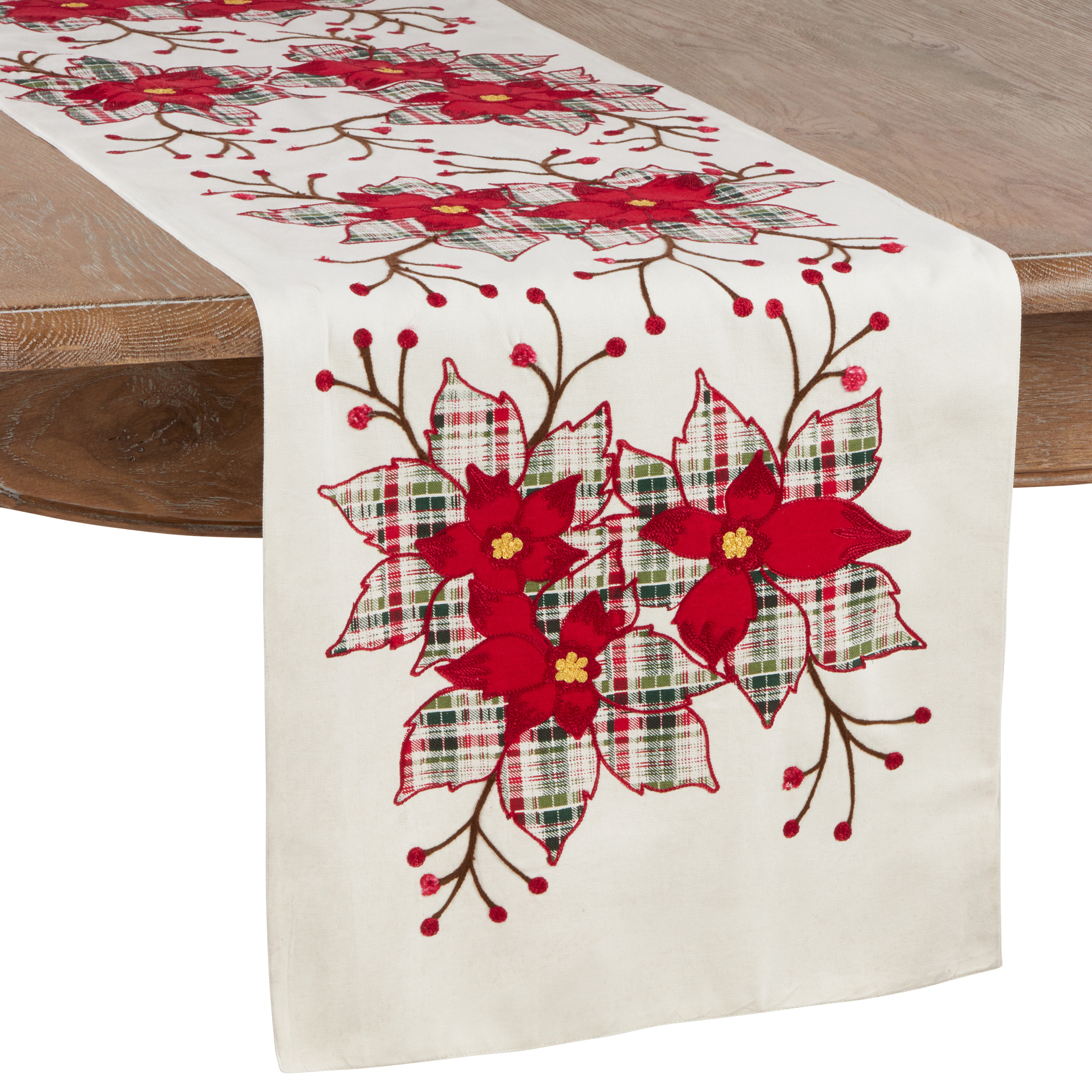 The Holiday Aisle Jarboe Cotton Table Runner Wayfair