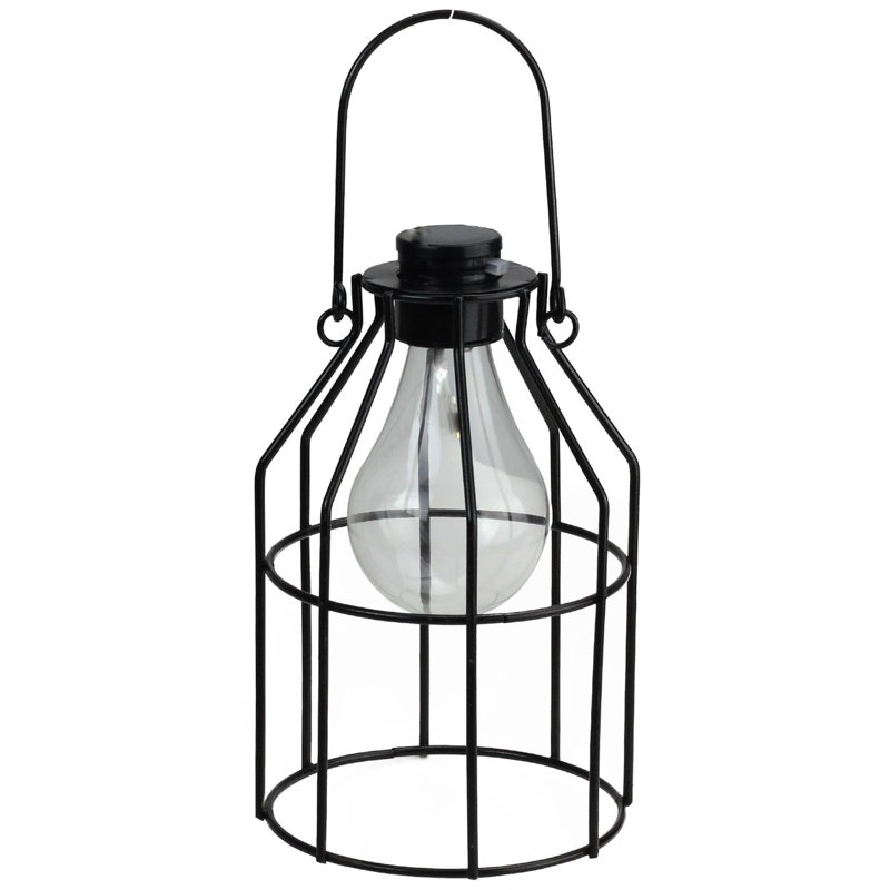 Williston Forge Bennett Jug Shaped Solar Powered 1 Light Led Hanging