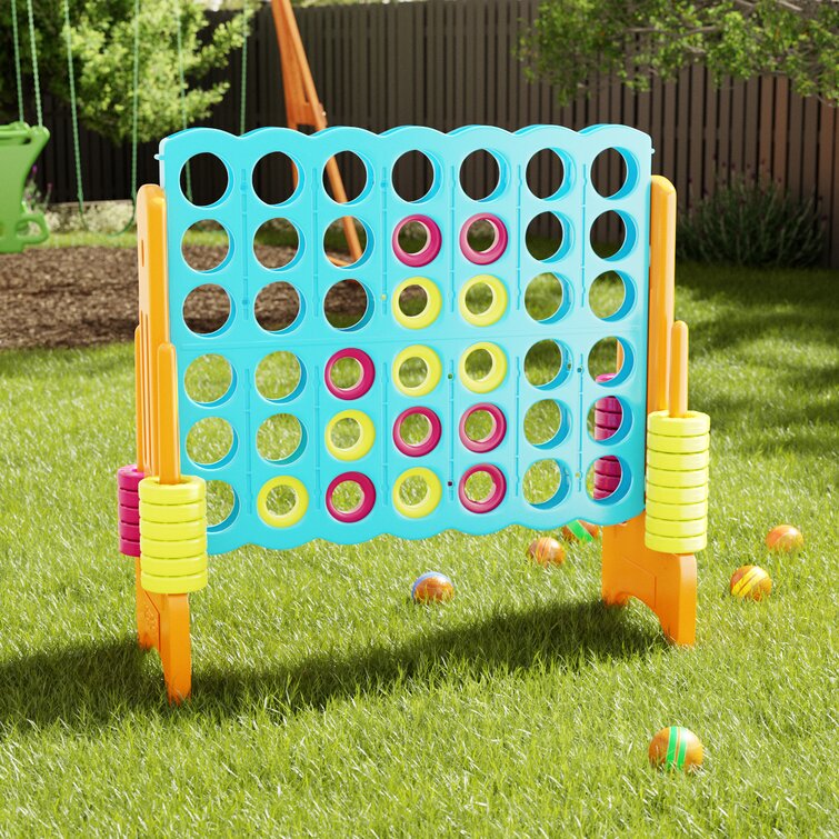 Blue and Gold ECR4Kids Jumbo Four-To-Score Giant Game 4-In-A-Row Connect 