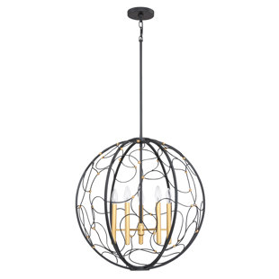 Go to store & view more images Belgrave 5-Light Globe Pendant by Mercer41