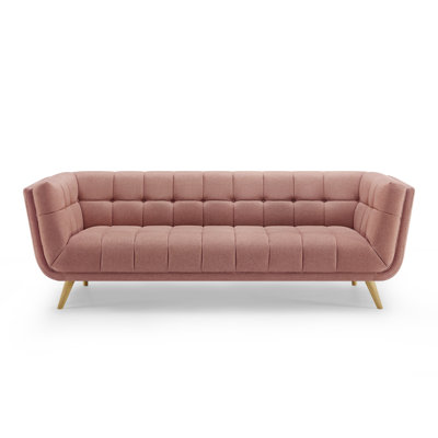 3Seater Sofa In Mint Green Corrigan Studio Fabric Pink Polyester Blend
