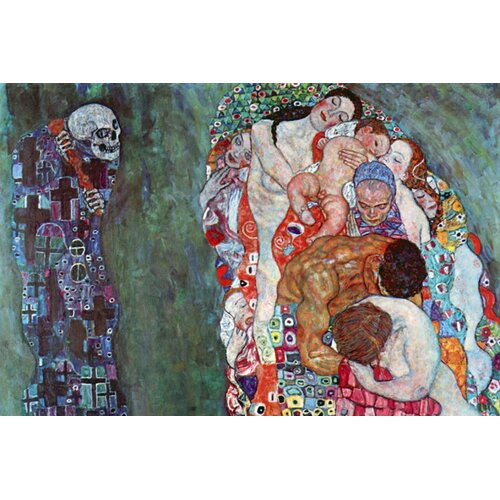 Gustav Klimt Death and Life Giclee Canvas Print Paintings Poster Reproduction Co