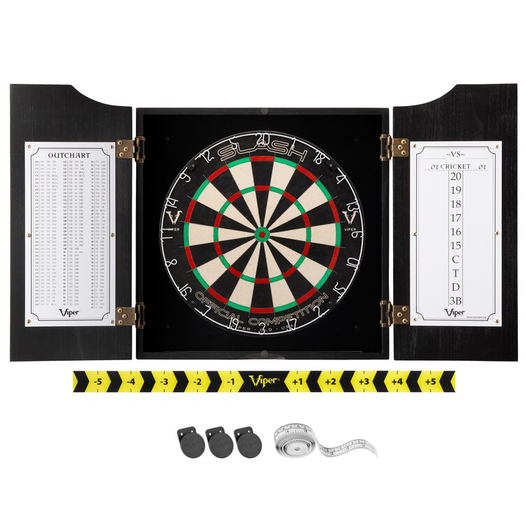 Stipendium kaustisk provokere GLD Products Bristle Dartboard and Cabinet with Darts | Wayfair
