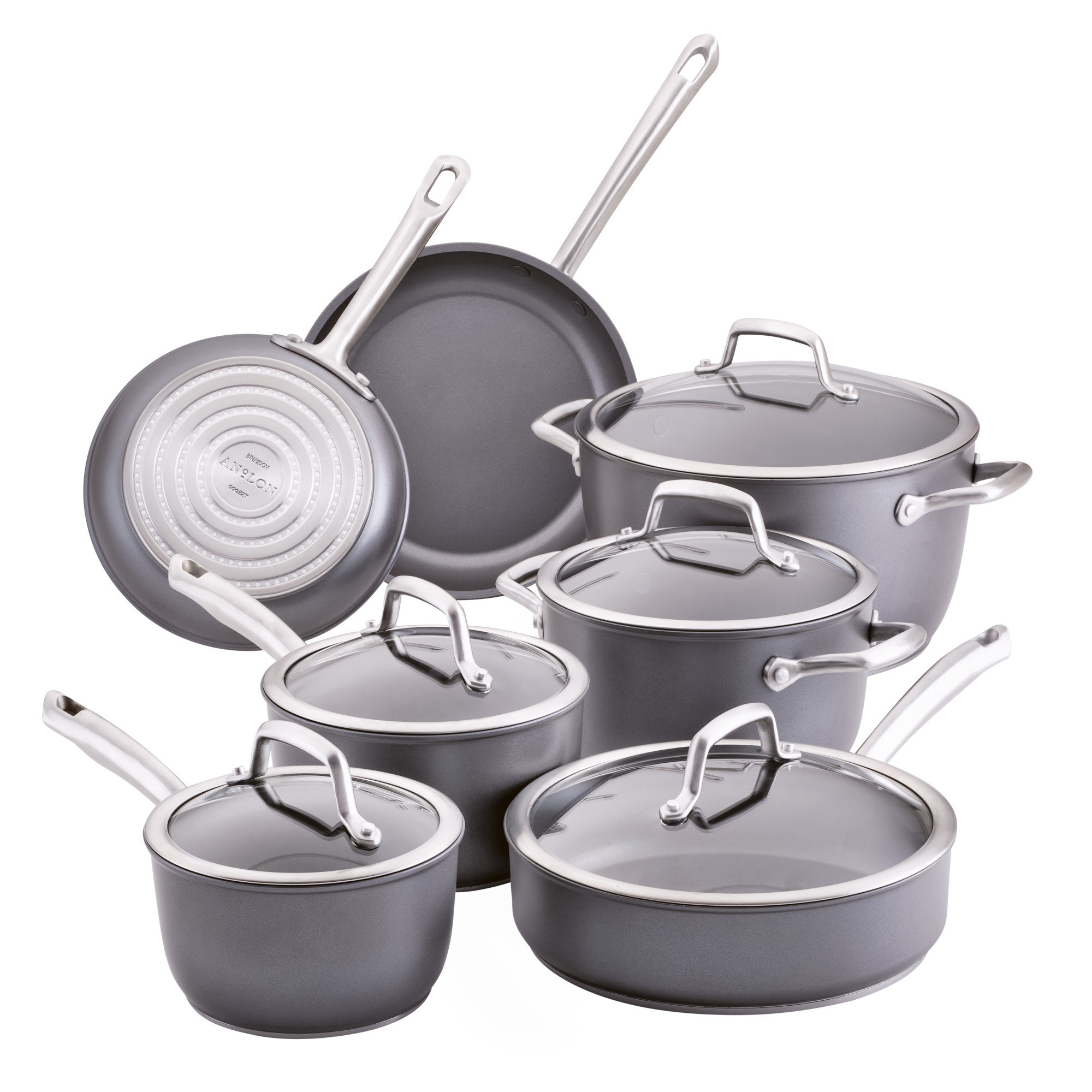 Anolon Accolade HardAnodized Nonstick Cookware Induction Pots