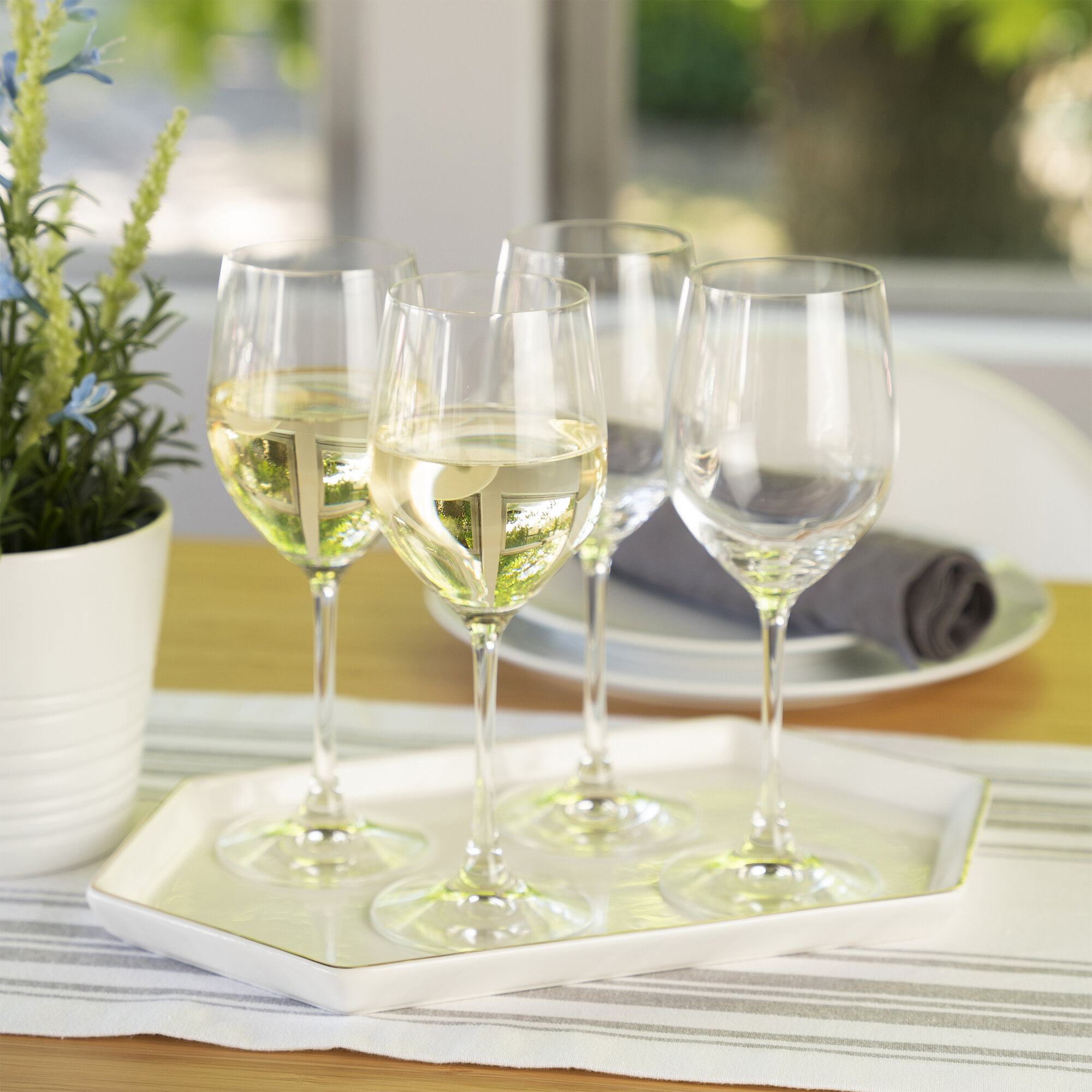 Set of 12 NEW Spiegelau Vino Grande White Chardonnay Glasses Crystal Lead Free 