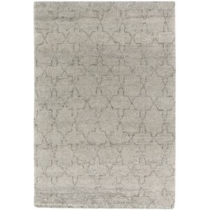Fortress Star Hand-Knotted Gray Area Rug