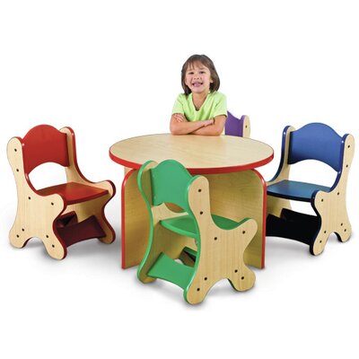 Friends Kids 5 Piece Table And Chair Set Playscapes Color Rainforest
