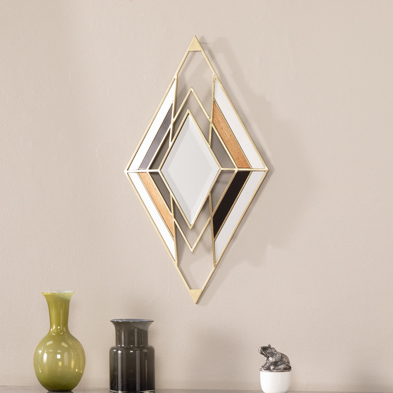 Munsey Decorative Vintage Accent Mirror Reviews Joss Main