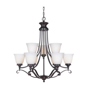 Osbourn 9-Light Shaded Chandelier