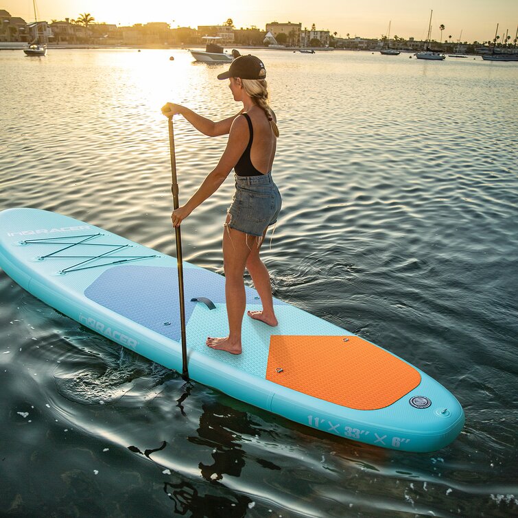 10'6" Inflatable Stand Up Paddle Board Surfboard Paddelboard SUP Pump & Bag 
