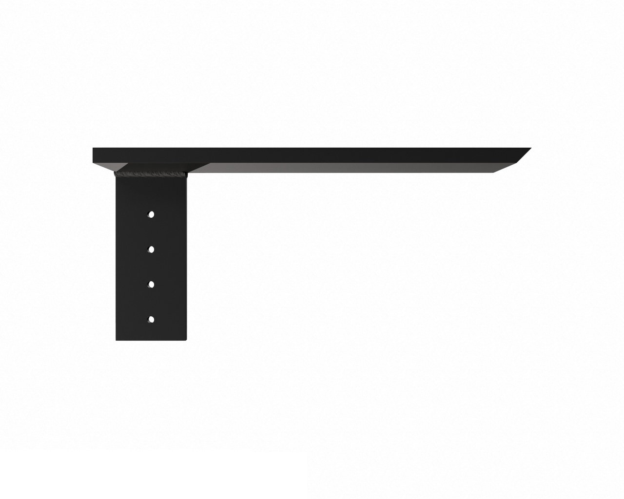 Symple Stuff Sina Side Wall Hidden Countertop Support Standard Bracket