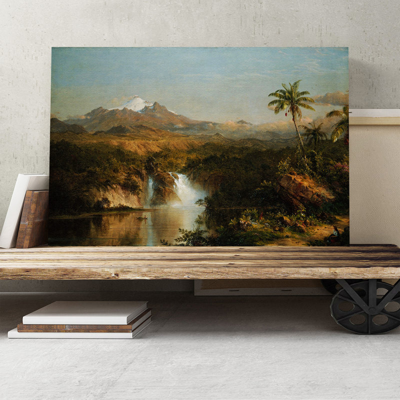 Big Box Art View Of Cotopaxi By Frederic Edwin Church Painting