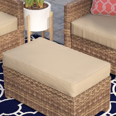 Indoor/Outdoor Sunbrella Ottoman Cushion -  Red Barrel Studio®, ROHE3288 40772453