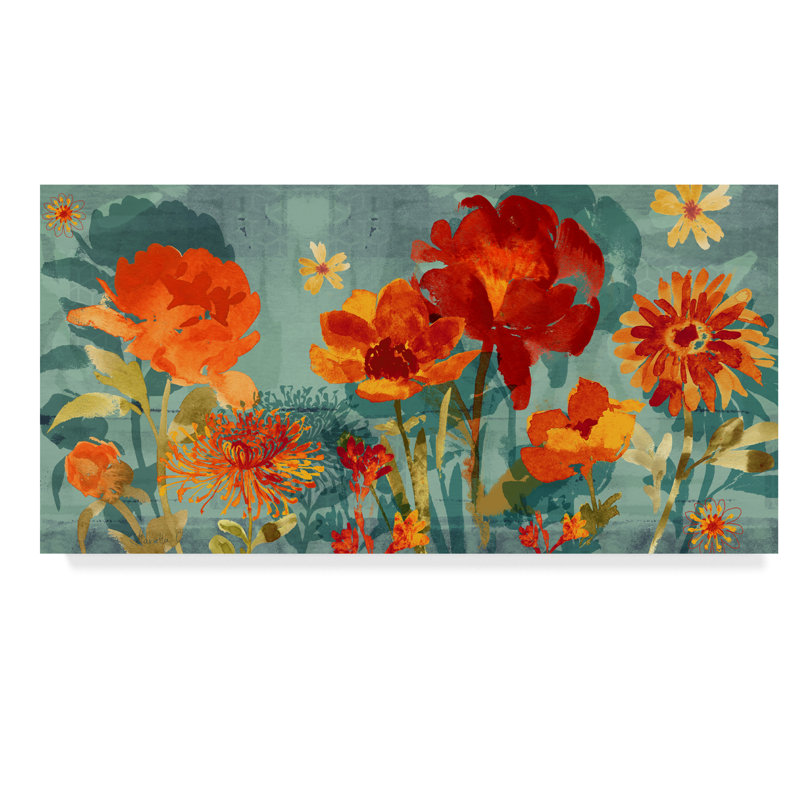 Charlton Home Watercolor Silhouette Acrylic Painting Print On