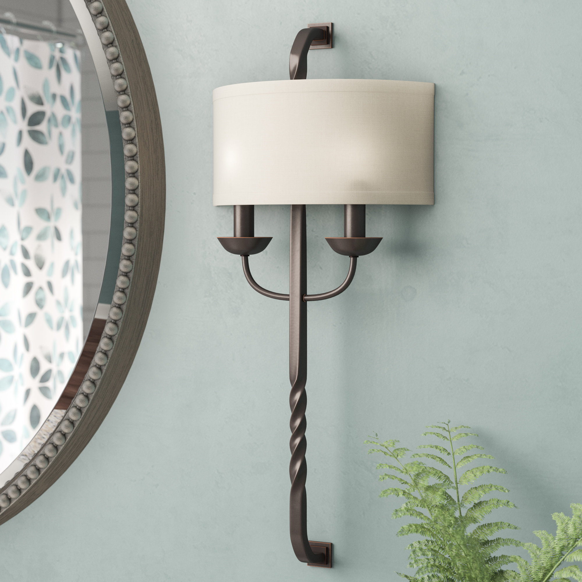 Darby Home Co Amalthea 2 Light Vanity Light Reviews Wayfair