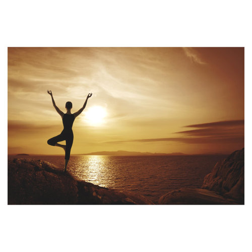 Yoga 3.2m x 4.8m Embossed Matte Peel & Stick Wallpaper Roll East Urban Home