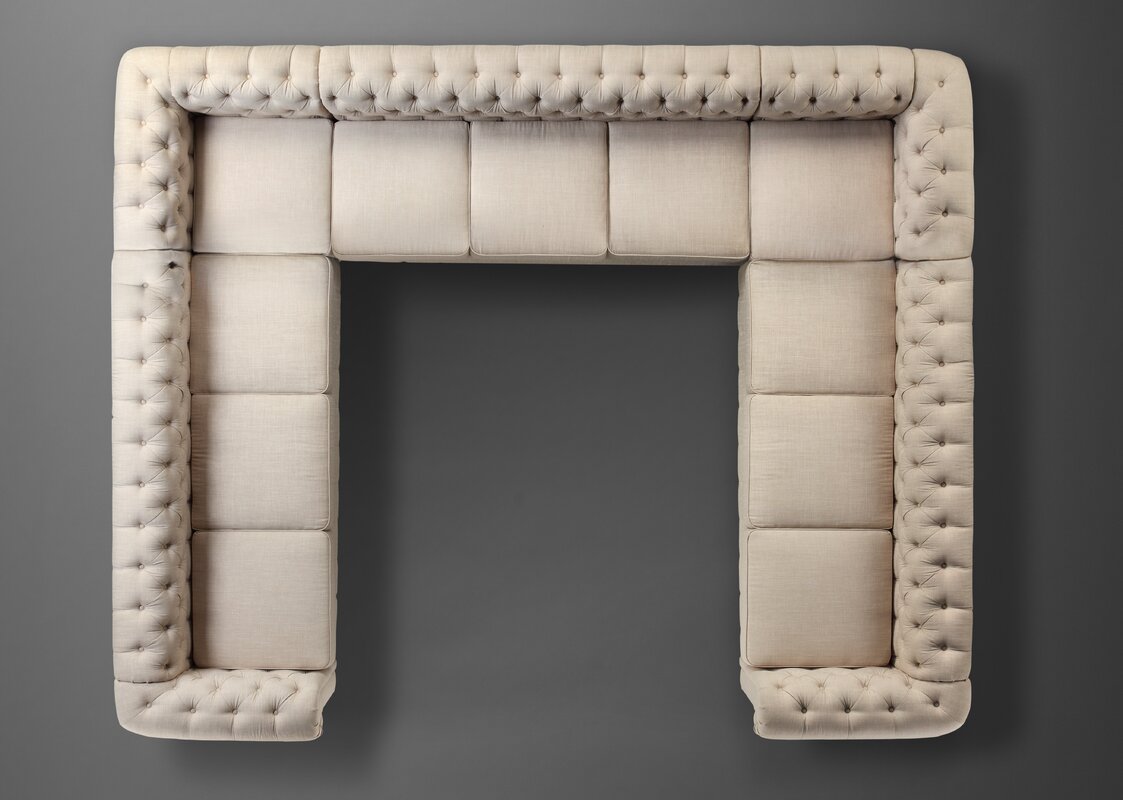 Garcia Symmetrical U-Shaped Sectional Sofa