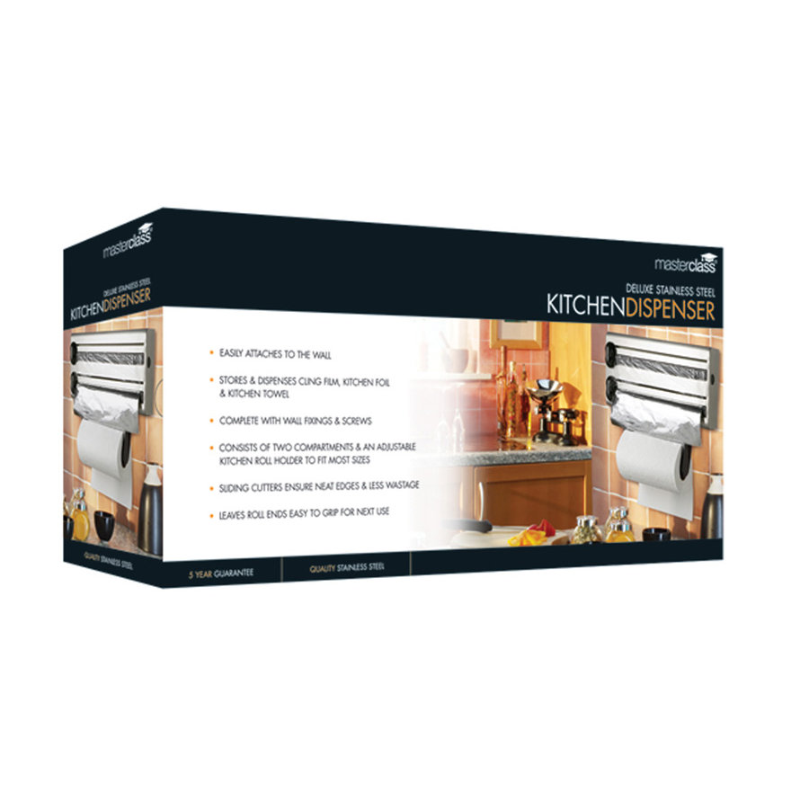 Kitchen Craft Master Class Wall Mounted Foil Dispenser & Reviews