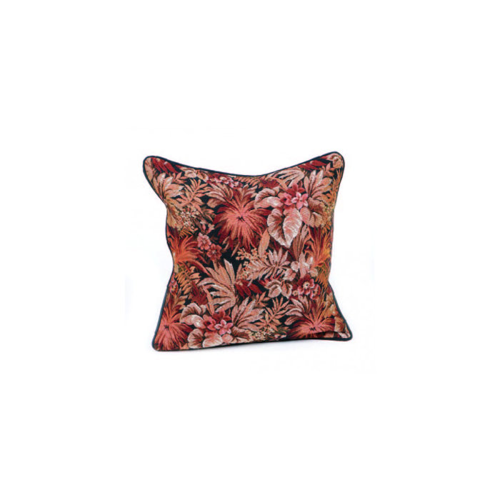 Bayou Breeze Parsons Flower Zip Cotton Throw Pillow Cover Wayfair