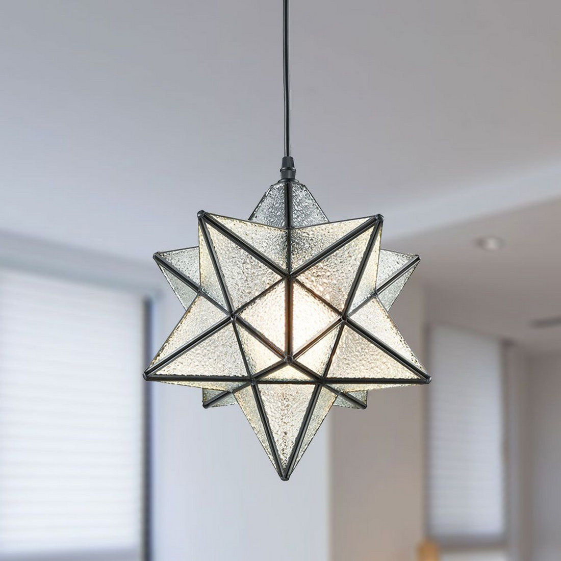 Charlton Home Denzel 1 Light Single Star Pendant Wayfair