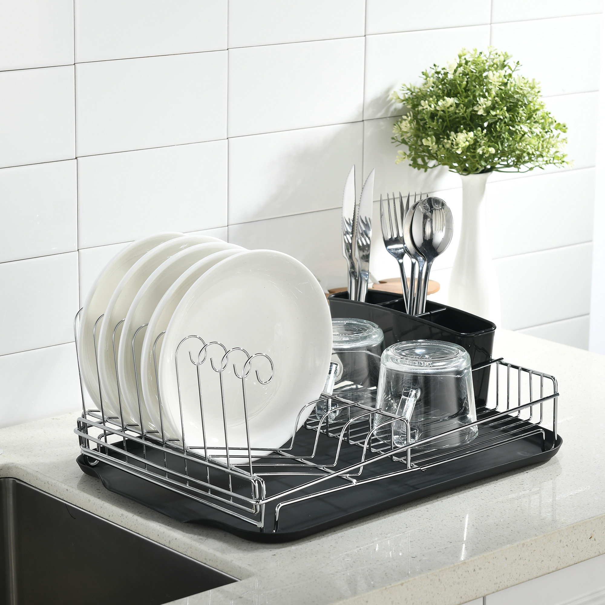 TAYANUC Stainless Steel Dish Rack Wayfair
