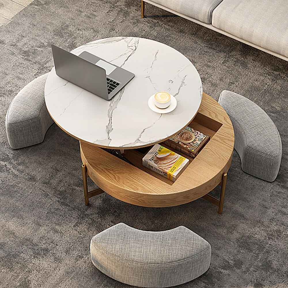 round coffee tables at wayfair