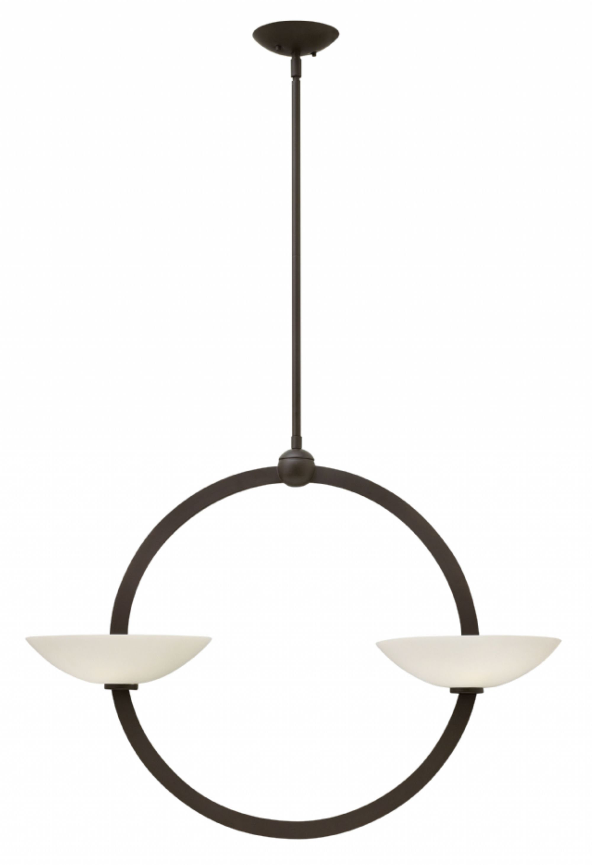 Fredrick Ramond Method 2 Light Unique Statement Globe Chandelier