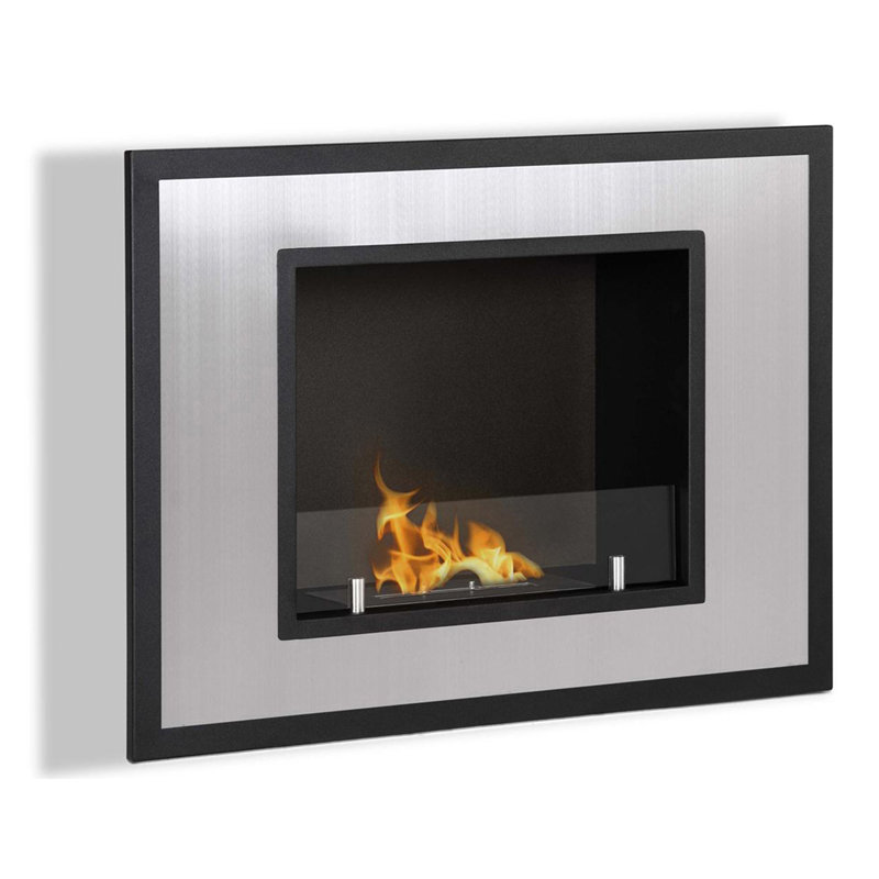 Orren Ellis Abbott Ventless Recessed Wall Mounted Bio Ethanol