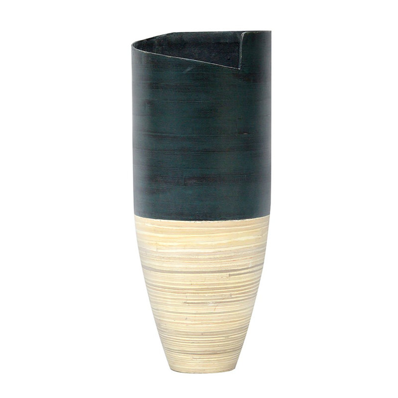 World Menagerie Roby Bamboo Floor Vase Wayfair