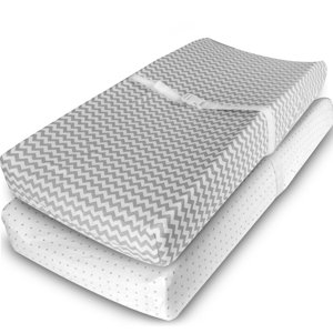 Tasha Jersey Knit Cotton Changing Pad Cover (Set of 2)