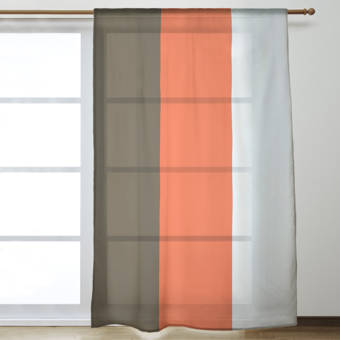 Harriet Bee Scarlette Bunny Rabbit Window Room Darkening Thermal Rod Pocket Single Curtain Panel Wayfair