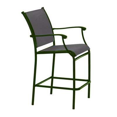 Soro 29 Patio Bar Stool Tropitone Frame Color Woodland Fabric Patio Bar Stool Tropitone Frame Color