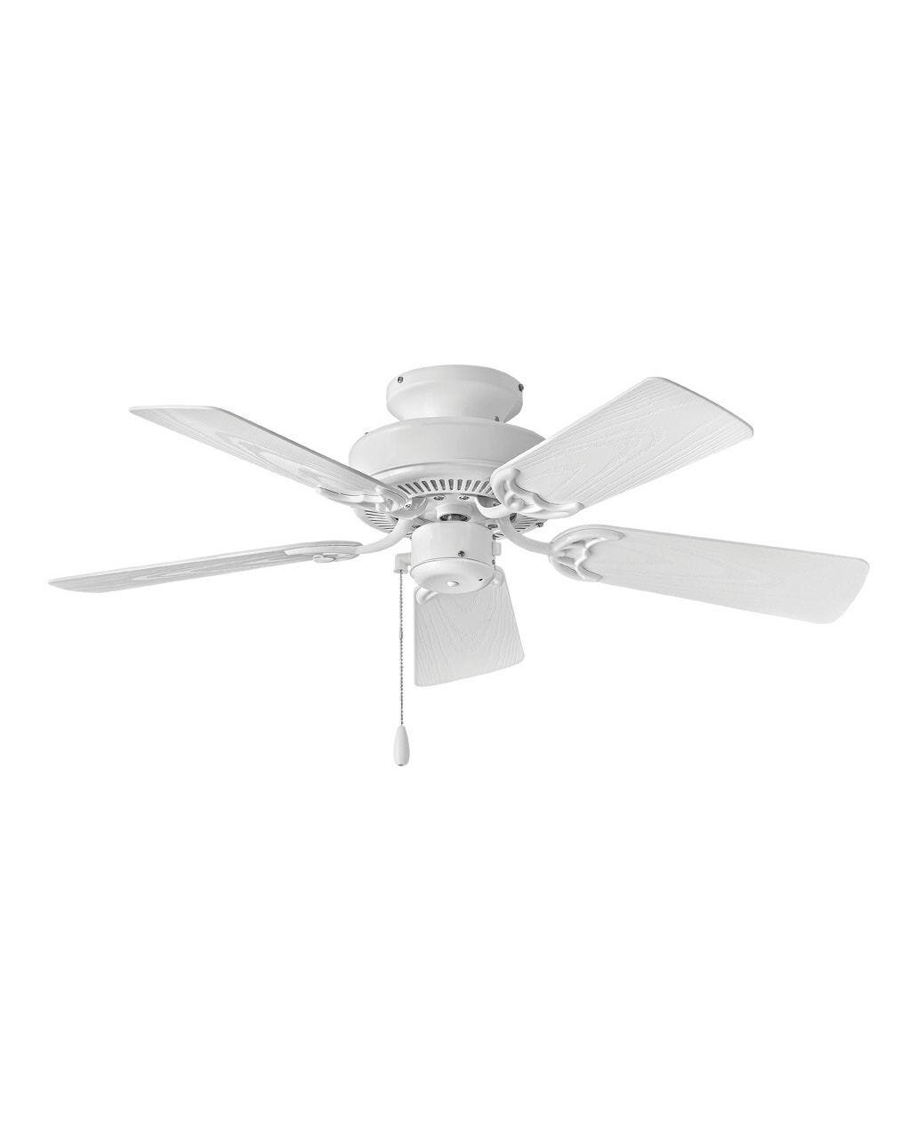 Andover Mills 36 Barwood 5 Blade Outdoor Ceiling Fan With Pull Chain Reviews Wayfair