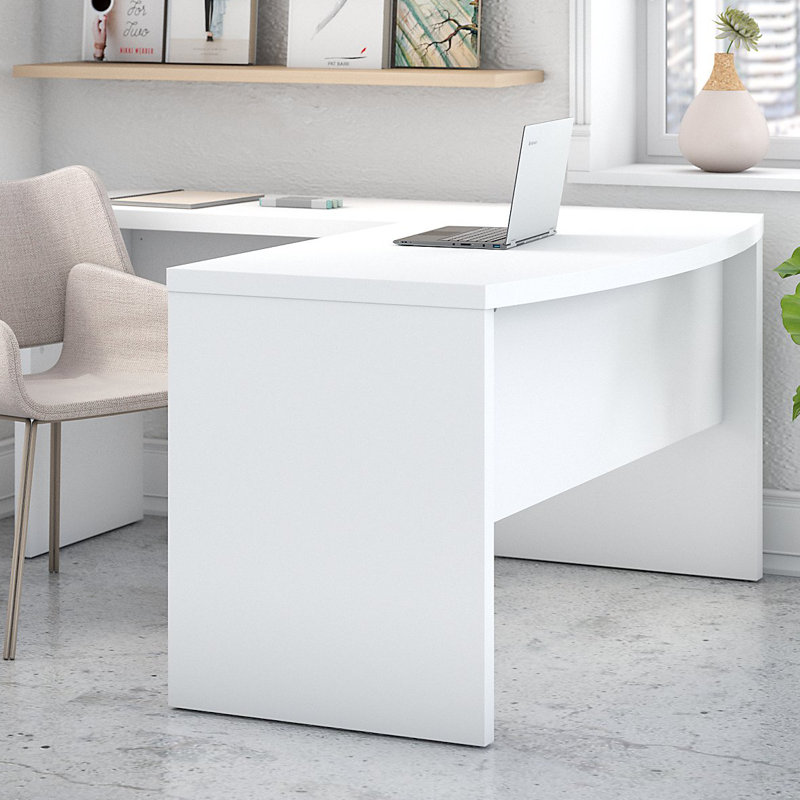 Kathy Ireland Office By Bush Echo L Shape Desk Reviews Wayfair