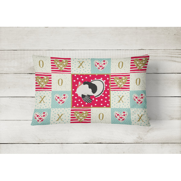 The Holiday Aisle Mochun Royal Palm Turkey Love Outdoor Rectangular Cushion With Filling Wayfair