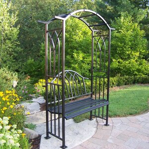 Royal Steel Arbor with Bench