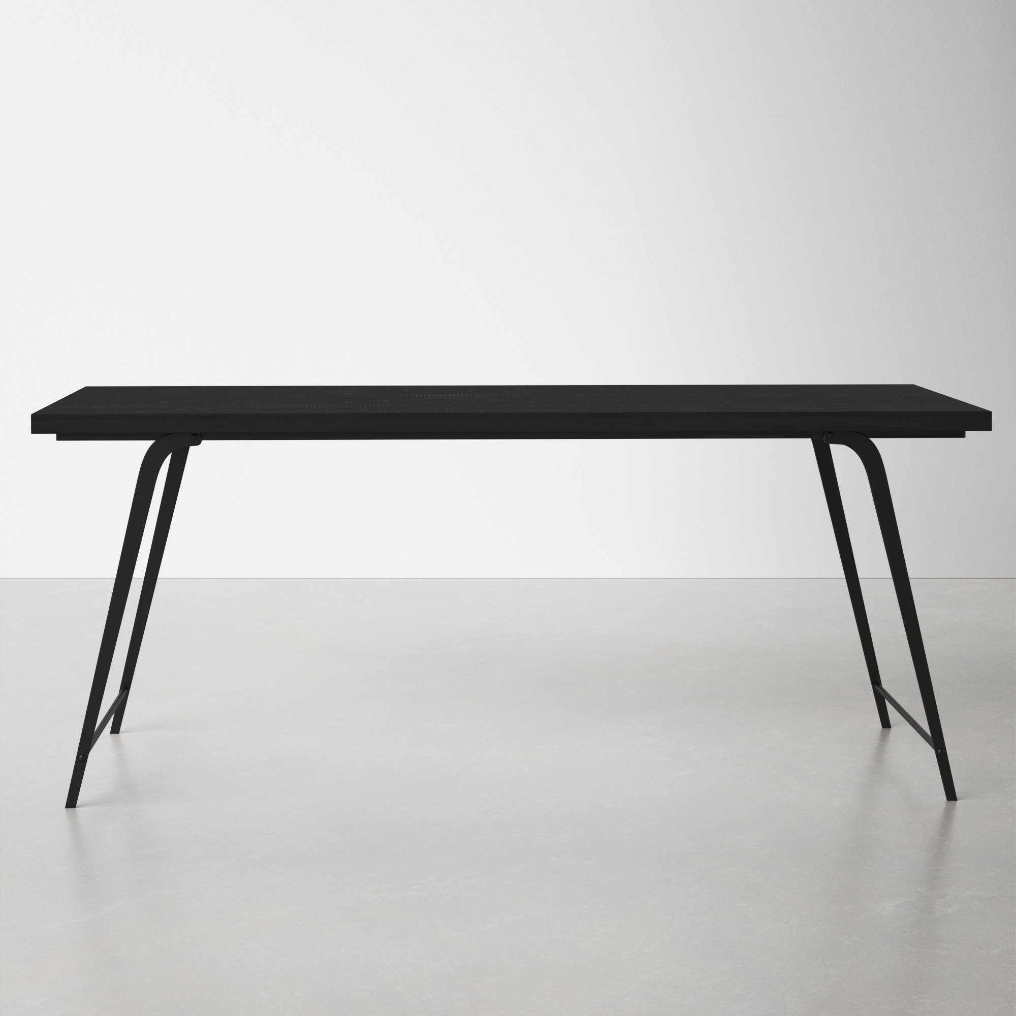 AllModern Zola 72.75'' Iron Dining Table Wayfair