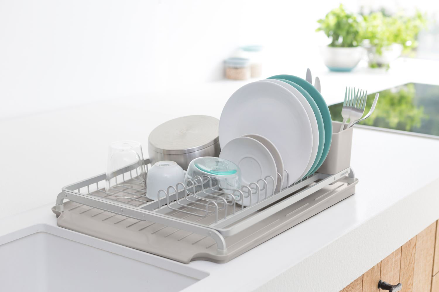 Brabantia Sinkside Large Aluminium Dish Drying Rack & Reviews Wayfair