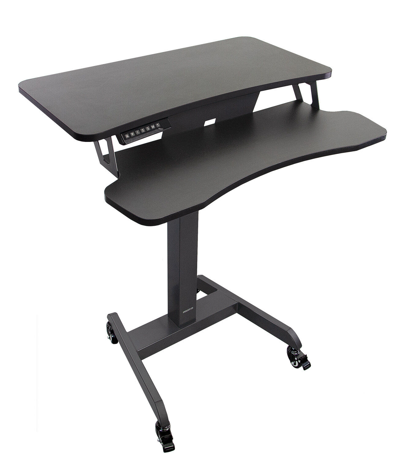 Symple Stuff Huston Rolling Electric Mobile Standing Workstation