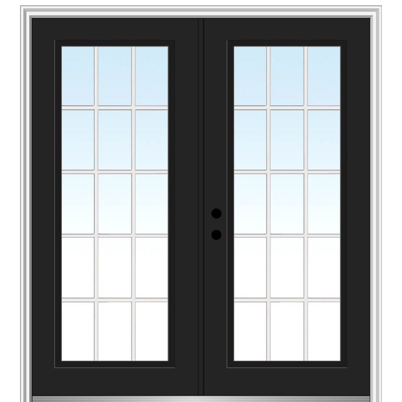 Verona Home Design Internal Grilles Primed Fiberglass Prehung