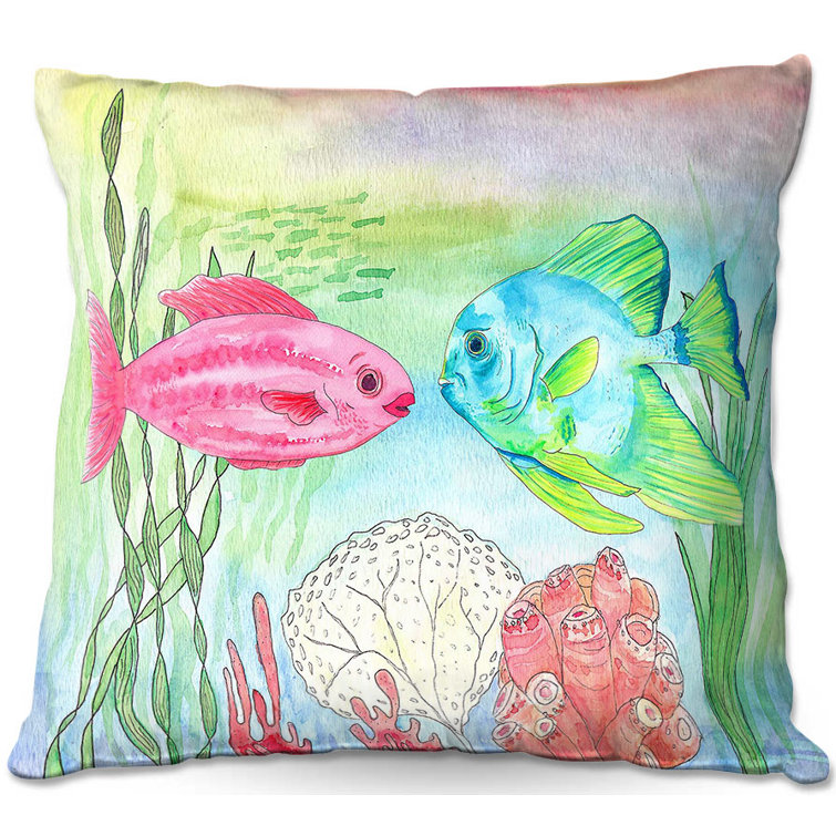 coral throw pillows wayfair