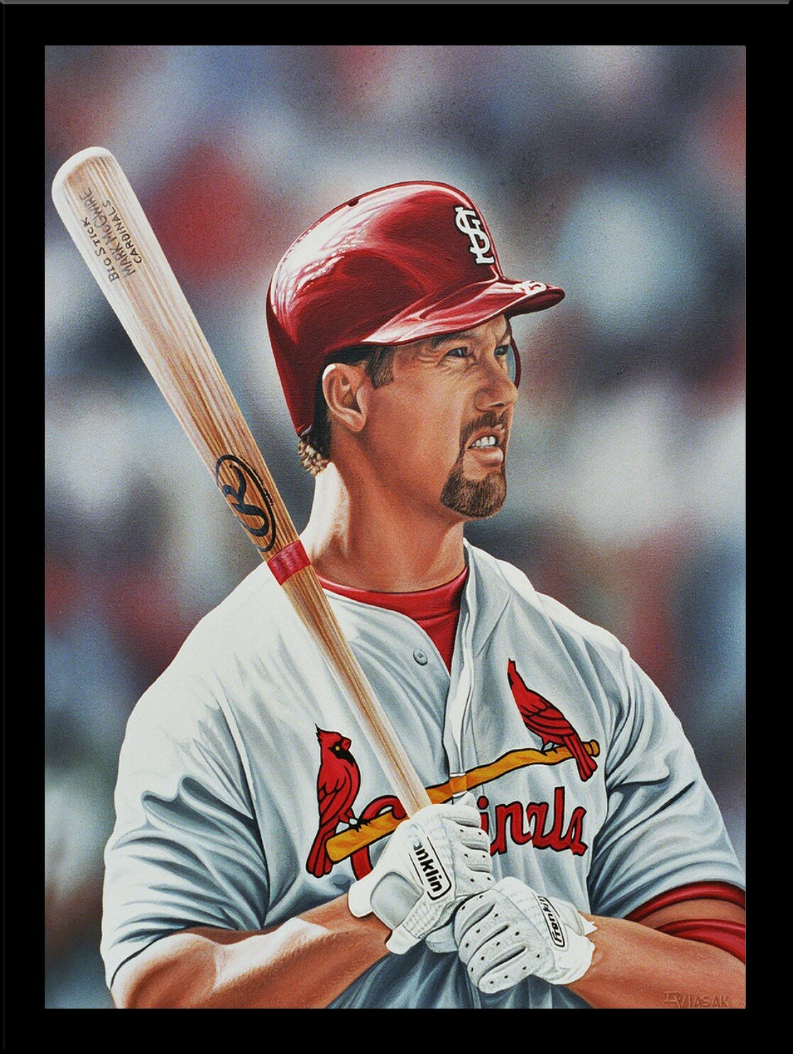 Louis Cardinals #4 8 x 10 Color Glossy Photo Mark McGwire St 