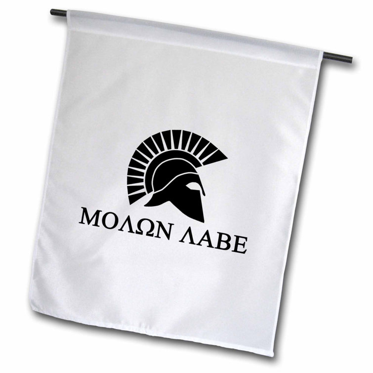 3drose Molon Labe Polyester 27 X 18 In House Flag Wayfair