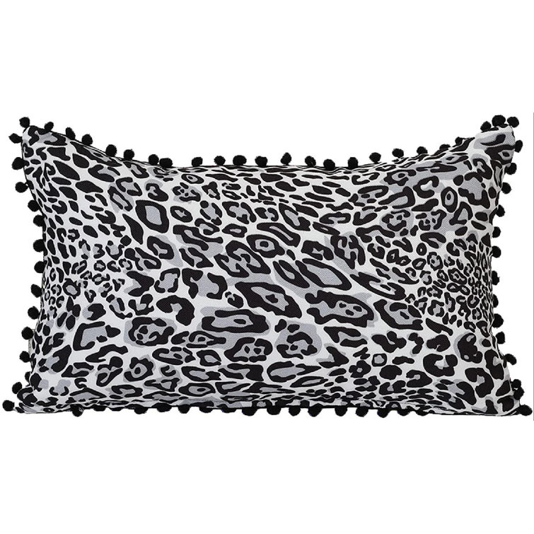 Pillow Decorative Throw Leopard White Black Multi Color Pillow Decorative Throw Leopard White Black Multi Color