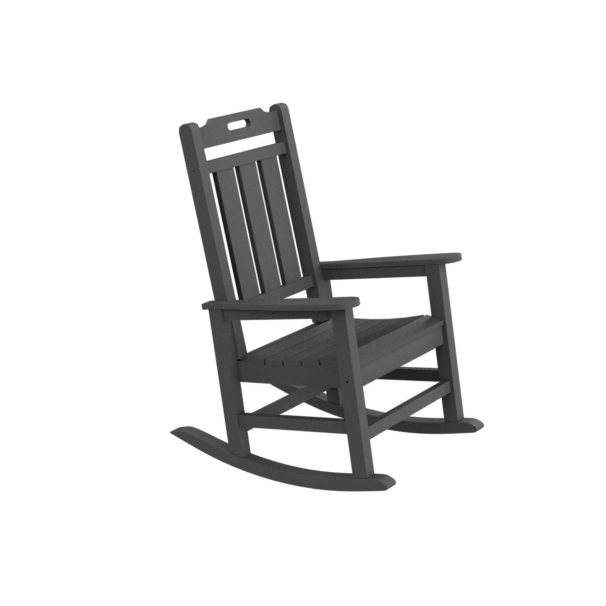 Corrigan Studio® Modern Porch Rocking Chair HDPE Rocking Chair Wayfair