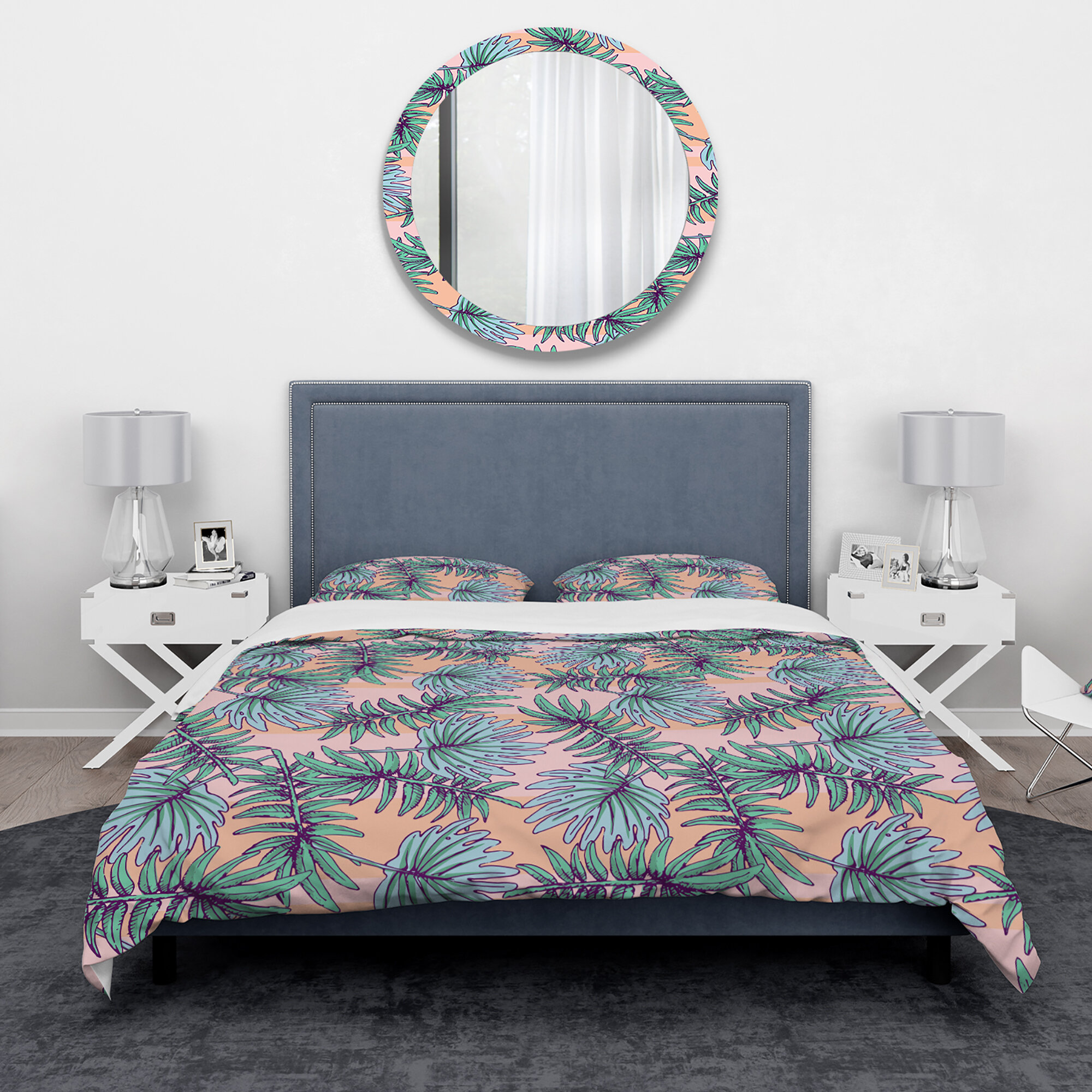 East Urban Home Tropical Duvet Cover Set Wayfair