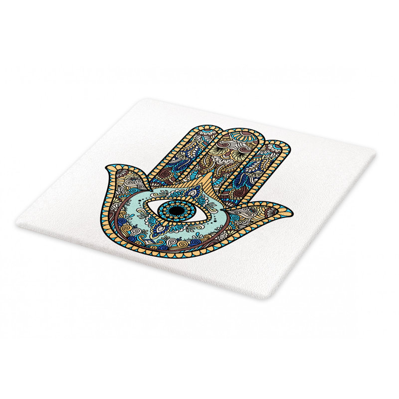 East Urban Home Ambesonne Hamsa Cutting Board Colorful